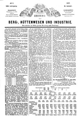 Der Berggeist Freitag 19. Januar 1877