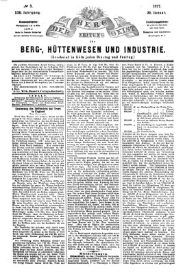 Der Berggeist Freitag 26. Januar 1877