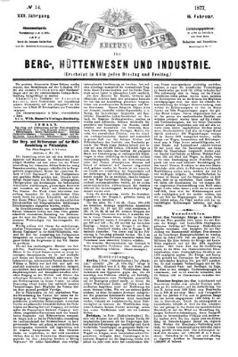 Der Berggeist Freitag 16. Februar 1877