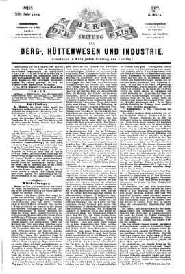 Der Berggeist Freitag 2. März 1877