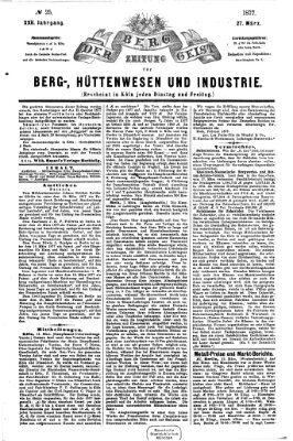 Der Berggeist Dienstag 27. März 1877