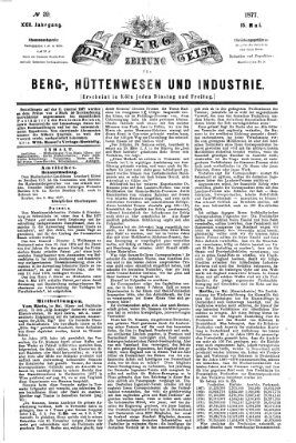 Der Berggeist Dienstag 15. Mai 1877