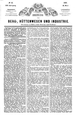 Der Berggeist Freitag 25. Mai 1877