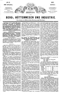 Der Berggeist Dienstag 29. Mai 1877