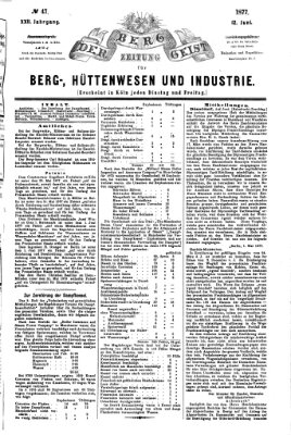 Der Berggeist Dienstag 12. Juni 1877