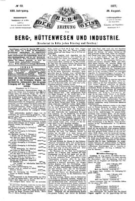 Der Berggeist Dienstag 28. August 1877