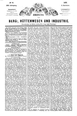 Der Berggeist Freitag 5. Oktober 1877