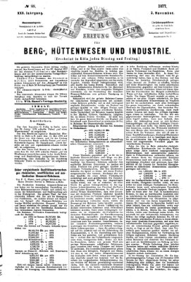 Der Berggeist Freitag 2. November 1877