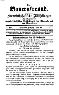 Der Bauernfreund Dienstag 15. Mai 1877