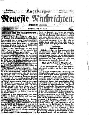 Augsburger neueste Nachrichten Sonntag 6. Mai 1877