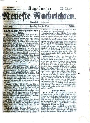 Augsburger neueste Nachrichten Dienstag 8. Mai 1877