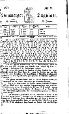 Bamberger Tagblatt Mittwoch 31. Januar 1877