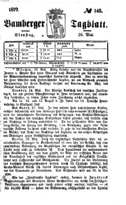 Bamberger Tagblatt Dienstag 29. Mai 1877