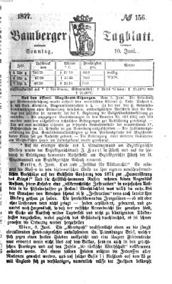 Bamberger Tagblatt Sonntag 10. Juni 1877