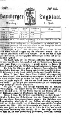 Bamberger Tagblatt Montag 11. Juni 1877