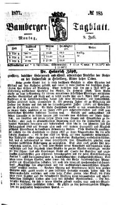 Bamberger Tagblatt Montag 9. Juli 1877