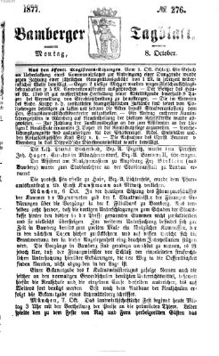 Bamberger Tagblatt Montag 8. Oktober 1877