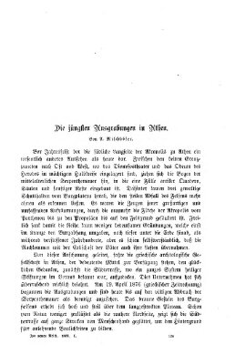 Im neuen Reich Donnerstag 21. Juni 1877