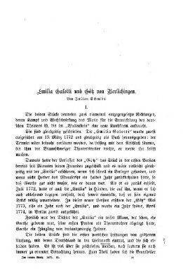 Im neuen Reich Donnerstag 16. August 1877