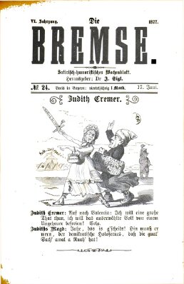 Die Bremse Sonntag 17. Juni 1877