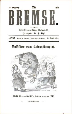 Die Bremse Sonntag 2. September 1877