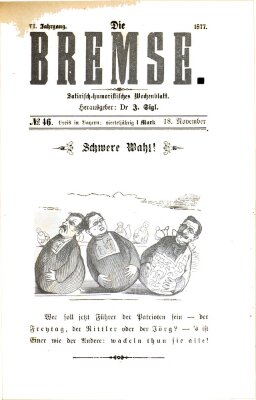 Die Bremse Sonntag 18. November 1877