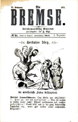 Die Bremse Sonntag 2. Dezember 1877