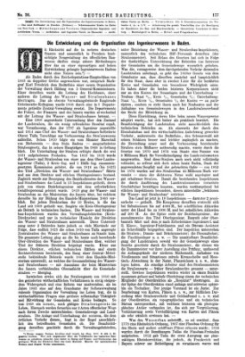 Deutsche Bauzeitung 〈Berlin〉 Samstag 4. Mai 1878