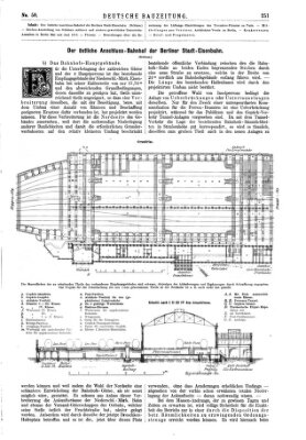 Deutsche Bauzeitung 〈Berlin〉 Samstag 22. Juni 1878