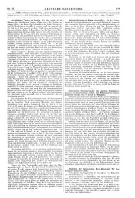 Deutsche Bauzeitung 〈Berlin〉 Mittwoch 10. Juli 1878