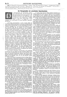 Deutsche Bauzeitung 〈Berlin〉 Samstag 10. August 1878