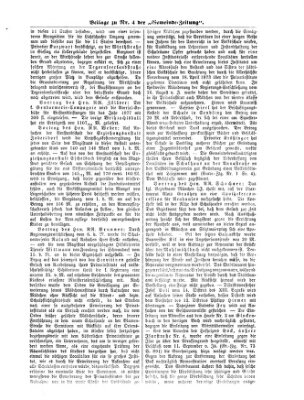 Münchener Gemeinde-Zeitung Sonntag 13. Januar 1878