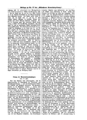 Münchener Gemeinde-Zeitung Donnerstag 18. Juli 1878