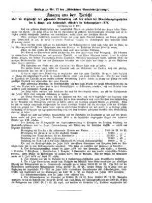 Münchener Gemeinde-Zeitung Donnerstag 26. September 1878