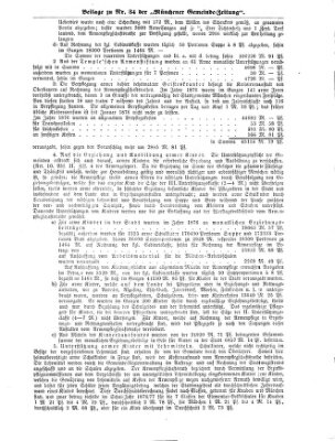 Münchener Gemeinde-Zeitung Sonntag 20. Oktober 1878