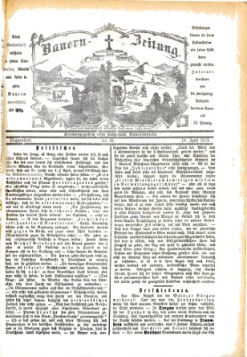 Bauern-Zeitung Donnerstag 18. April 1878