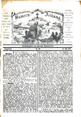 Bauern-Zeitung Donnerstag 18. Juli 1878