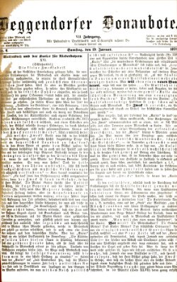 Deggendorfer Donaubote Samstag 19. Januar 1878