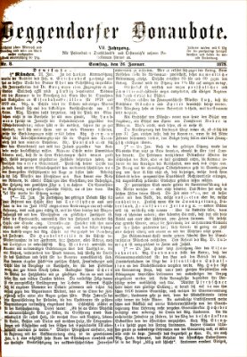 Deggendorfer Donaubote Samstag 26. Januar 1878