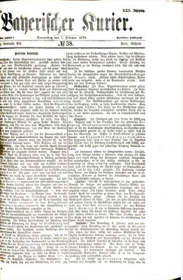 Bayerischer Kurier Donnerstag 7. Februar 1878