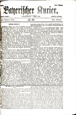 Bayerischer Kurier Donnerstag 7. März 1878