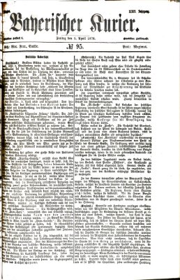 Bayerischer Kurier Freitag 5. April 1878