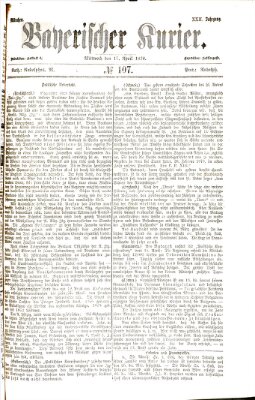 Bayerischer Kurier Mittwoch 17. April 1878