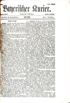 Bayerischer Kurier Freitag 3. Mai 1878