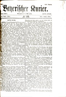 Bayerischer Kurier Mittwoch 15. Mai 1878