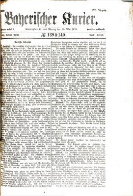 Bayerischer Kurier Sonntag 19. Mai 1878