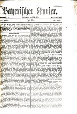 Bayerischer Kurier Freitag 24. Mai 1878