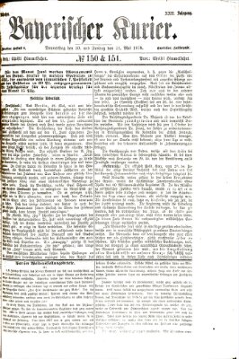 Bayerischer Kurier Donnerstag 30. Mai 1878