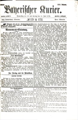 Bayerischer Kurier Donnerstag 20. Juni 1878