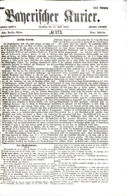 Bayerischer Kurier Samstag 22. Juni 1878